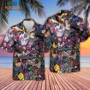 Spider Punk Get Punked Across Spider Verse Hawaiian Shirt 4