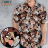 Tasmanian Devil Looney Tunes Pattern Hawaiian Shirt, Gift Ideas For Cartoon Lovers