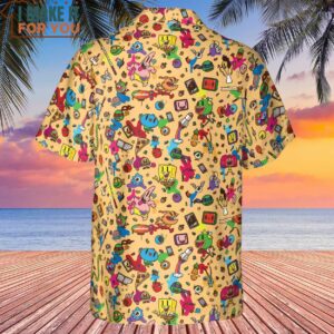 Spongebob Doodle Hawaiian Shirt Gift Ideas For Cartoon Lovers 3