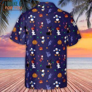 Spooky Disney Duck Halloween Hawaiian Shirt Gift Ideas For Cartoon Lovers 3