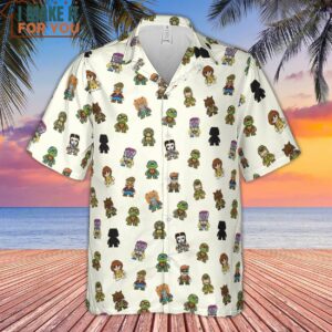 Teenage Mutant Ninja Turtles in Kidrobot style Hawaiian Shirt Gift Ideas For Cartoon Lovers 2