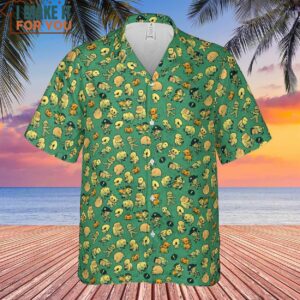 Terror Attack Cute Horror Characters Halloween Hawaiian Shirt Gift Ideas For Cartoon Lovers 2
