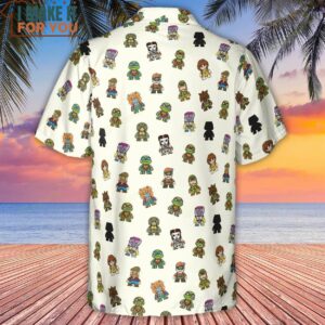 Teenage Mutant Ninja Turtles in Kidrobot style Hawaiian Shirt Gift Ideas For Cartoon Lovers 3
