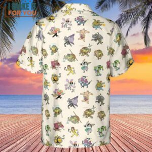 TMNT Characters Pattern Hawaiian Shirt Best Gifts for Cartoon Lovers 3