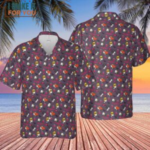 The Rocky Horror Picture Show Pattern Hawaiian Shirt Affordable Gifts for Cartoon Lovers 4
