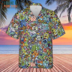 Under The Sea Characters Hawaiian Shirt Best Gifts for Cartoon Lovers 2