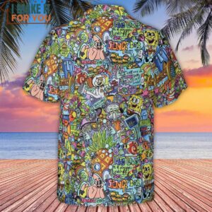 Under The Sea Characters Hawaiian Shirt Best Gifts for Cartoon Lovers 3
