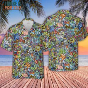 Under The Sea Characters Hawaiian Shirt Best Gifts for Cartoon Lovers 4