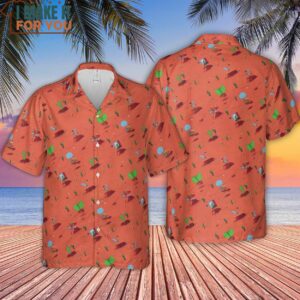 Wile E Coyote and the Road Runner Looney Tunes Hawaiian Shirt Best Gifts for Cartoon Lovers 4
