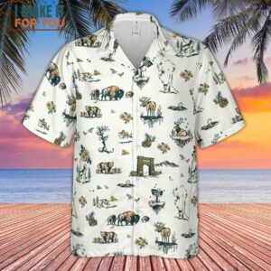 Yellowstone National Park Pattern Hawaiian Shirt Fun and Stylish Hawaiian Shirts 2 1
