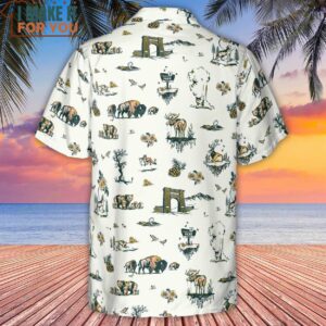 Yellowstone National Park Pattern Hawaiian Shirt Fun and Stylish Hawaiian Shirts 3 1