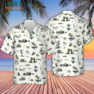Yellowstone National Park Pattern Hawaiian Shirt Fun and Stylish Hawaiian Shirts 4 1