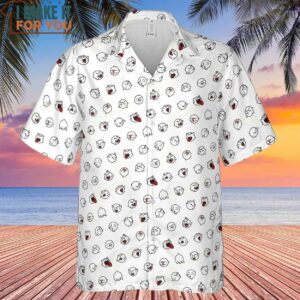 Super Mario Boo Pattern Hawaiian Shirt Best Hawaiian Shirts For Gamer 2