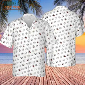 Super Mario Boo Pattern Hawaiian Shirt Best Hawaiian Shirts For Gamer 4