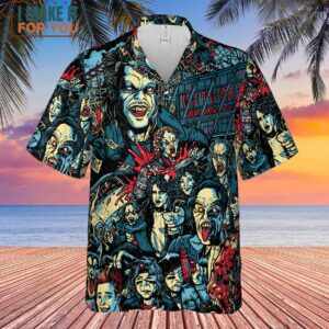 The Lost Boys Eighties Vampire Horror Hawaiian Shirt Horror Hawaiian Shirts For Men 2