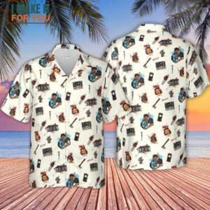 Supernatural Horror Evil Dead Halloween Hawaiian Shirt Horror Hawaiian Shirts For Men 4