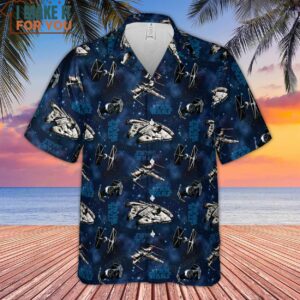 Star Wars Ships Pattern Hawaiian Shirt Hawaiian Shirts From Movies 2