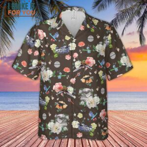 Stormtrooper Flower Vintage Pattern Hawaiian Shirt Hawaiian Shirts From Movies 2