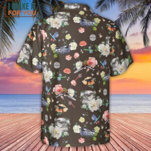 Stormtrooper Flower Vintage Pattern Hawaiian Shirt Hawaiian Shirts From Movies 3