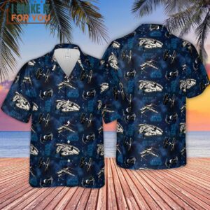 Star Wars Ships Pattern Hawaiian Shirt Hawaiian Shirts From Movies 4
