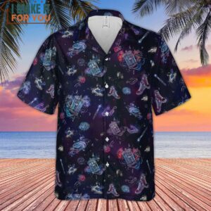 Tardis Doctor Who Seamless Hawaiian Shirt Hawaiian Shirts From Movies 2
