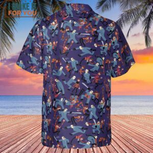 The Battle Freddy vs Jason Hawaiian Shirt Hawaiian Shirts From Movies 3