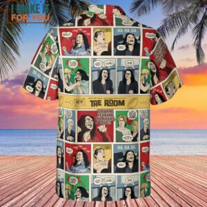 The Room Comic Style Hawaiian Shirt Affordable Gifts for Cartoon Lovers 3