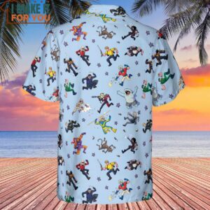 The Suicide Squad Pattern Hawaiian Shirt Affordable Gifts for Cartoon Lovers 3