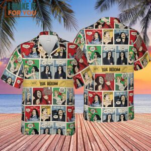 The Room Comic Style Hawaiian Shirt Affordable Gifts for Cartoon Lovers 4