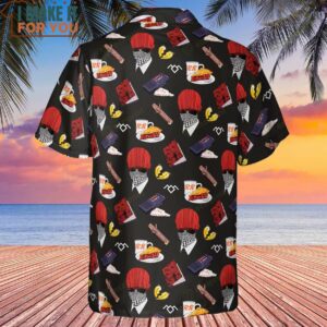 Twin Peaks Pattern Hawaiian Shirt Movie Hawaiian Shirt for Men 3