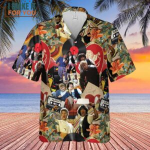 Vintage Collage Bill and Ted Hawaiian Shirt Movie Hawaiian Shirt for Men 2