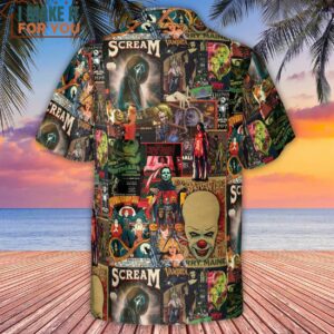 Vintage Scary Hawaiian Shirt Movie Hawaiian Shirt for Men 3