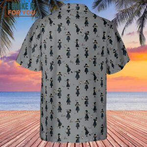 Wednesday Dance Pattern Hawaiian Shirt Movie Hawaiian Shirt for Men 3