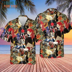Vintage Collage Bill and Ted Hawaiian Shirt Movie Hawaiian Shirt for Men 4