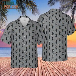 Wednesday Dance Pattern Hawaiian Shirt Movie Hawaiian Shirt for Men 4