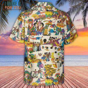 Yellow Submarine Pattern Hawaiian Shirt Movie Hawaiian Shirt for Men 3