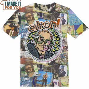 Elton John Album Cover Shirt, Gift Ideas for Music Lovers