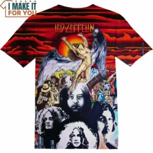 Led Zeppelin Album Cover Shirt, Gift Ideas for Music Lovers