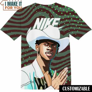 Lil Nas X Tour Rapper Vintage Nike Hip Hop T-Shirt, Gift Ideas for Music Lovers