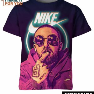 Mac Miller x Nike Rapper Singer Shirt, Gift Ideas for Music Lovers