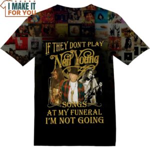 Neil Young Album Cover T-Shirt, Gift Ideas for Music Lovers