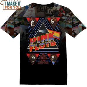 Pink Floyd Album Cover The Dark Side of the Moon Shirt, Gift Ideas for Music Lovers