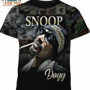 Snoop Dogg Album Cover T-Shirt, Gift Ideas for Music Lovers