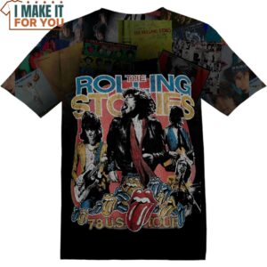 The Rolling Stones US Tour 1978 Album Cover T-Shirt, Gift Ideas for Music Lovers
