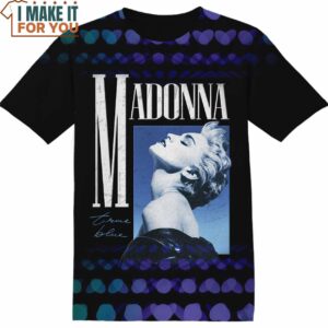 True Blue Madonna T-Shirt, Gift Ideas for Music Lovers