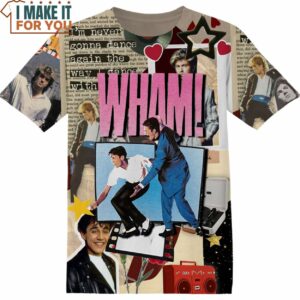 Wham Album Cover T-Shirt, Gift Ideas for Music Lovers