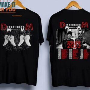 Depeche Mode Memento Mori 2023 Rock Tour T-Shirt, Gift Ideas for Music Lovers