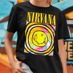 Nirvana Smile Face Crewneck Sweatshirt Gift Ideas for Music Lovers 2