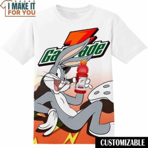 Gatorade Bugs Bunny T-Shirt, Funny Tee Shirt for Men