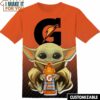 Gatorade Star Wars Yoda T-Shirt, Funny Tee Shirt for Men
